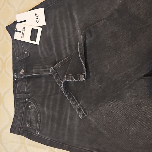 NWT Oat High Rise Straight Split Cuff Jeans Sz.26 - Picture 3 of 8